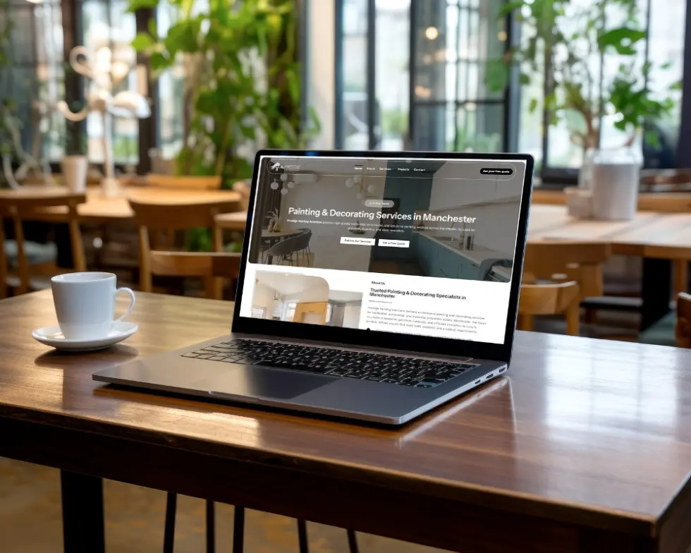 Prestige Painting Solutions website designed by Anchor Web Agency