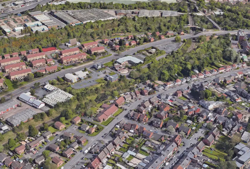 Galton Bridge and Smethwick high street, the area Anchor Web Agency serves alongside Sandwell and Birmingham